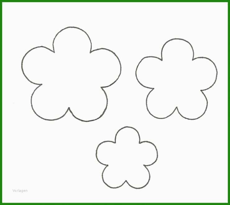 Blumen Basteln Kinder Vorlage