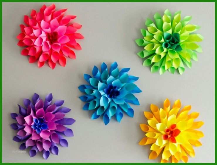 Blumen Basteln Vorlagen