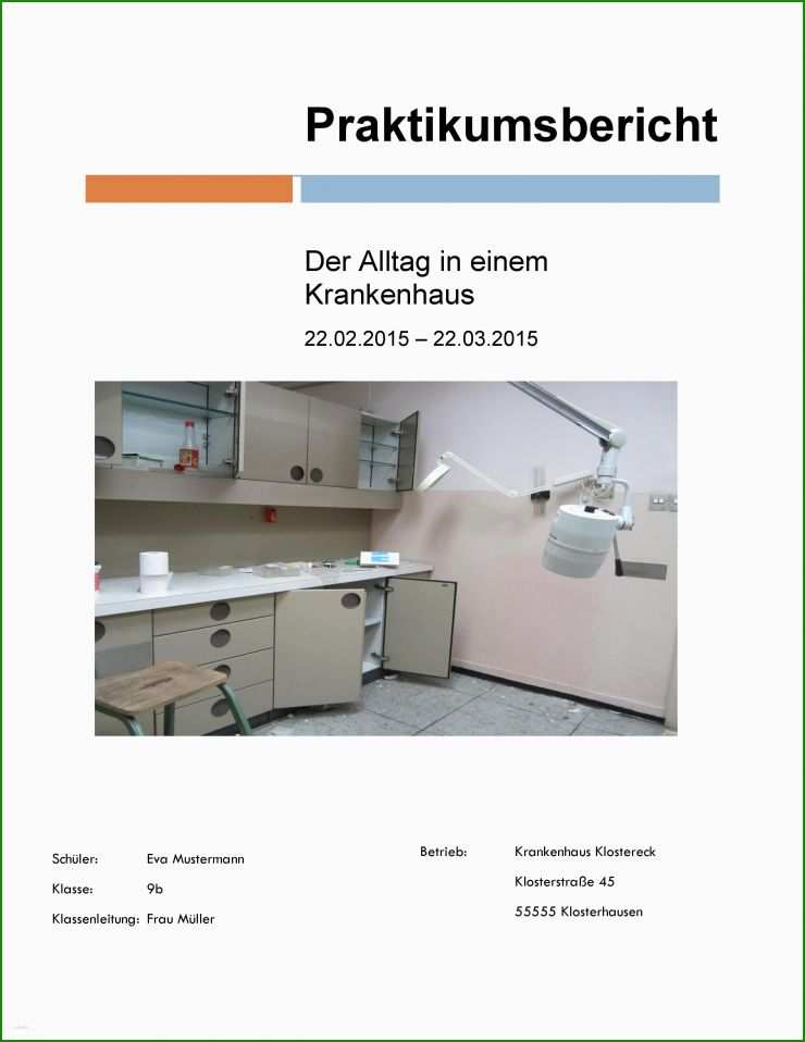 Bors Praktikum Bericht Muster