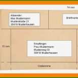 Brief Absenden Muster