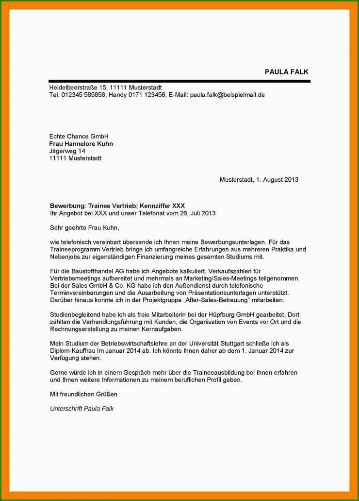 Brief Adresse Muster
