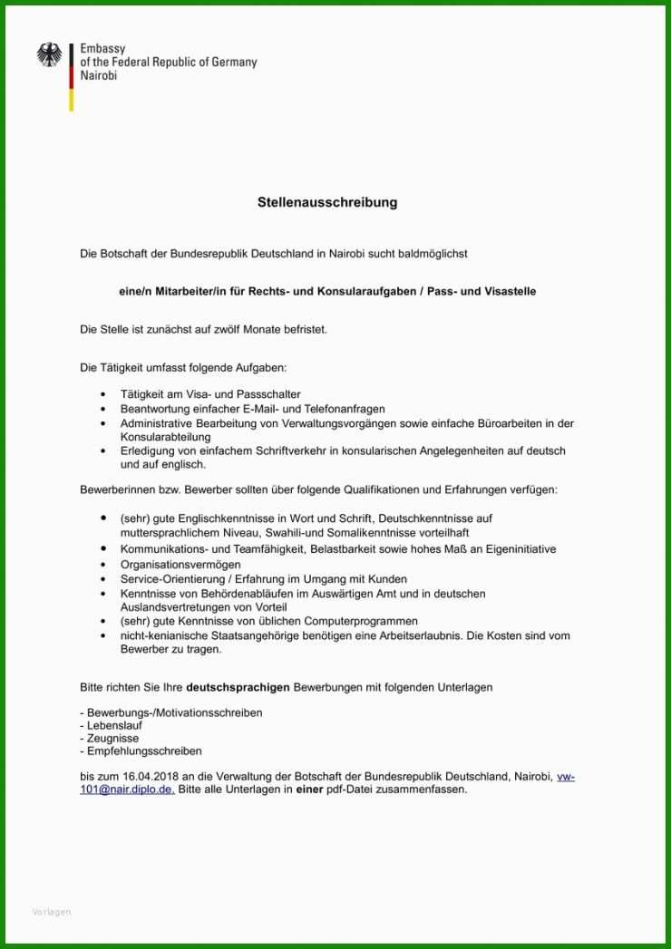 Brief Amt Muster
