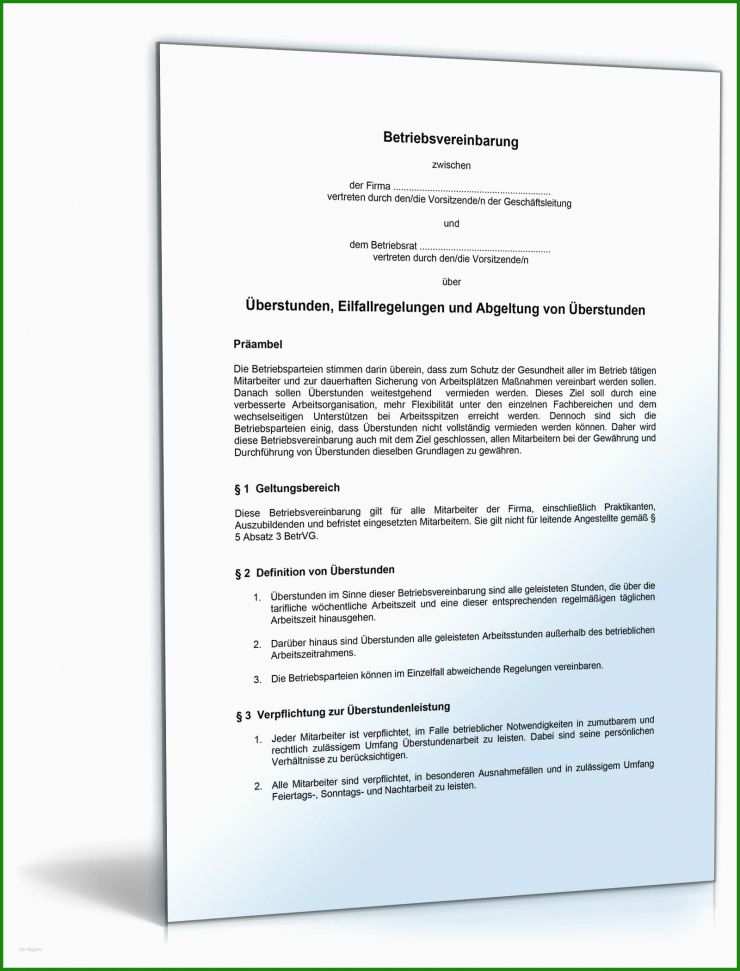 Brief An Betriebsrat Vorlage