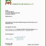 Brief An Bürgermeister Vorlage