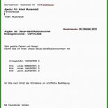 Brief An Familienkasse Kindergeld Muster