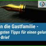 Brief An Gastfamilie Au Pair Muster