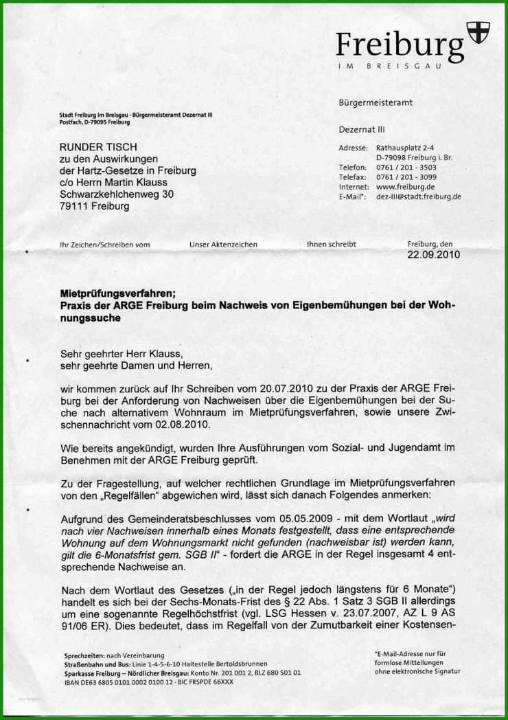 Brief An Gemeinderat Muster