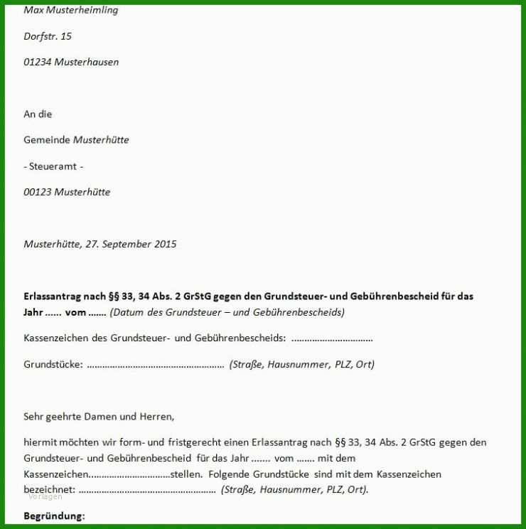 Brief An Vermieter Muster