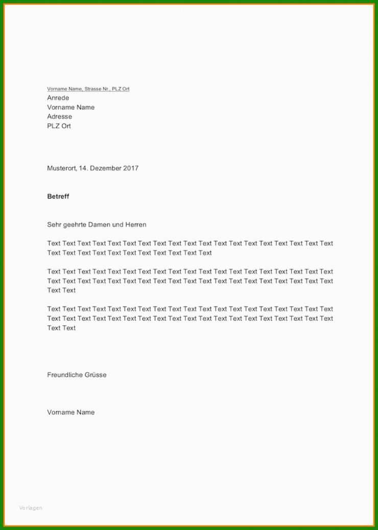 Brief Anschrift Vorlage Word 5 Brief Anschrift Vorlage Word