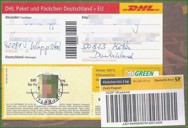 Brief Deutschland Vorlage