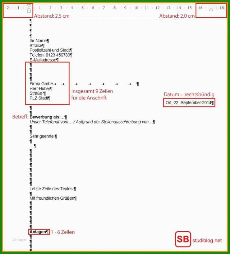 Brief Din 5008 Vorlage Word Kostenlos