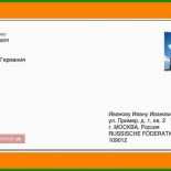 Brief Einschreiben Muster Kuvert