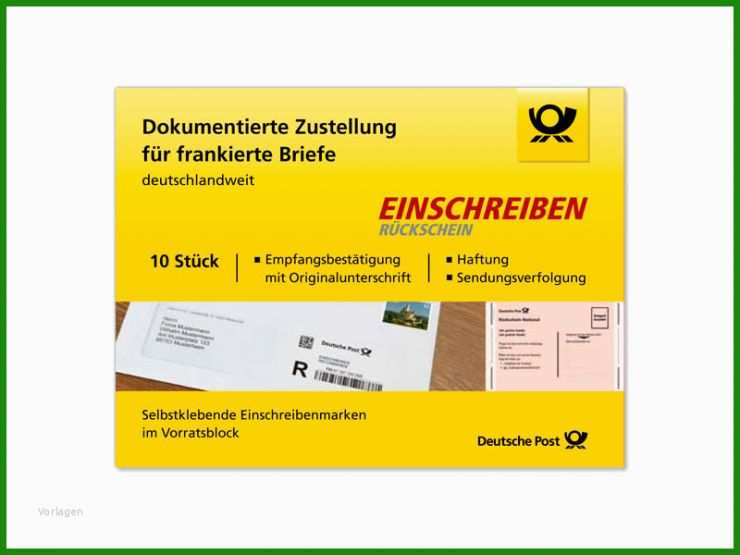Brief Einschreiben Rückschein Muster 2 Brief Einschreiben Rückschein Muster