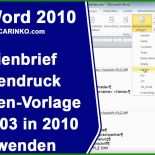 Brief Etiketten Vorlage Word