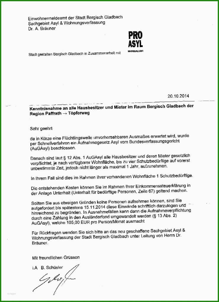 Brief Mit Anlagen Muster