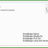 Brief Muster Ausland