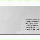 Brief Muster Umschlag