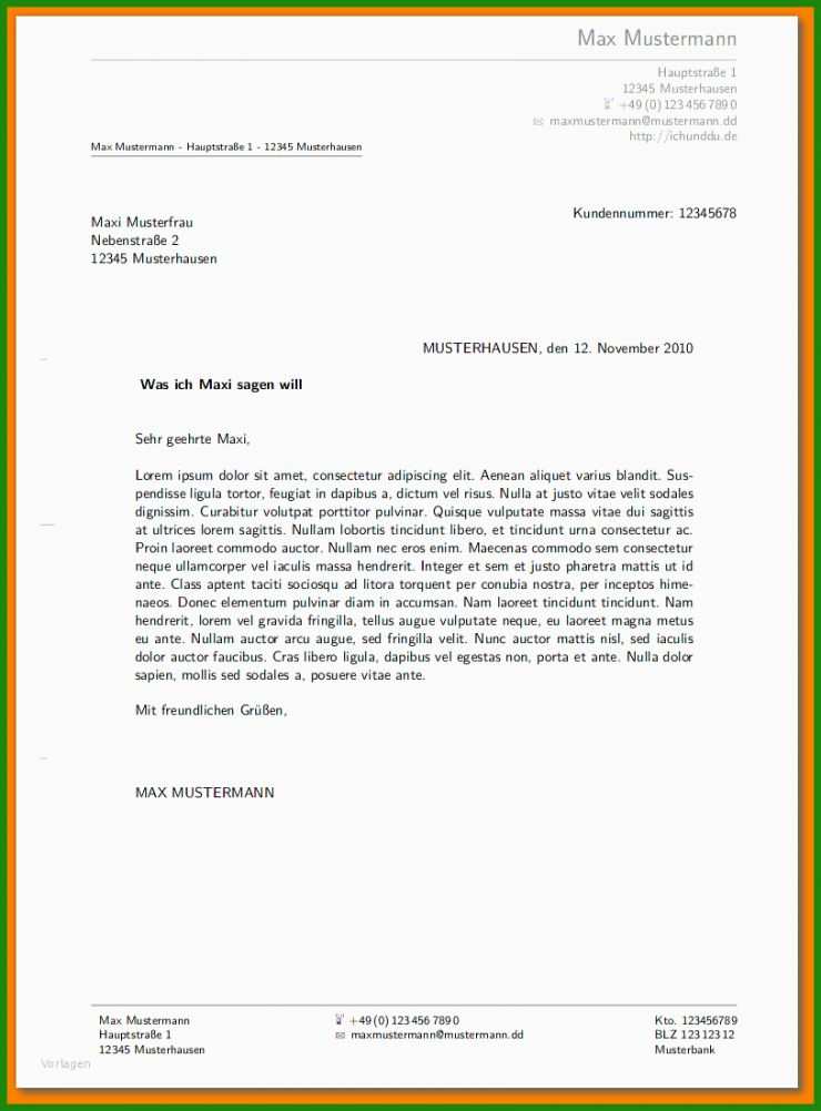 Brief Schreiben Angebot Muster 6 Brief Schreiben Angebot Muster