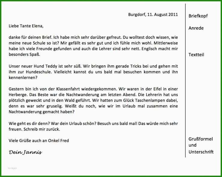 Brief Schreiben Muster Englisch