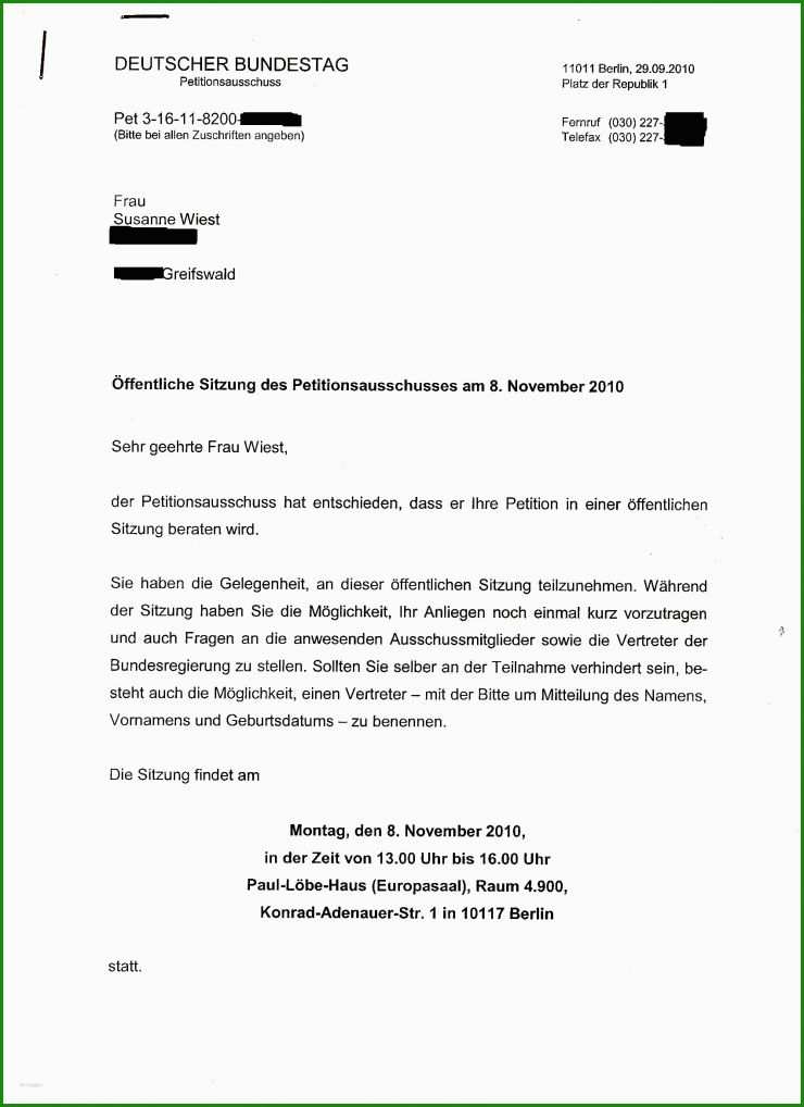Brief Terminbestätigung Vorlage