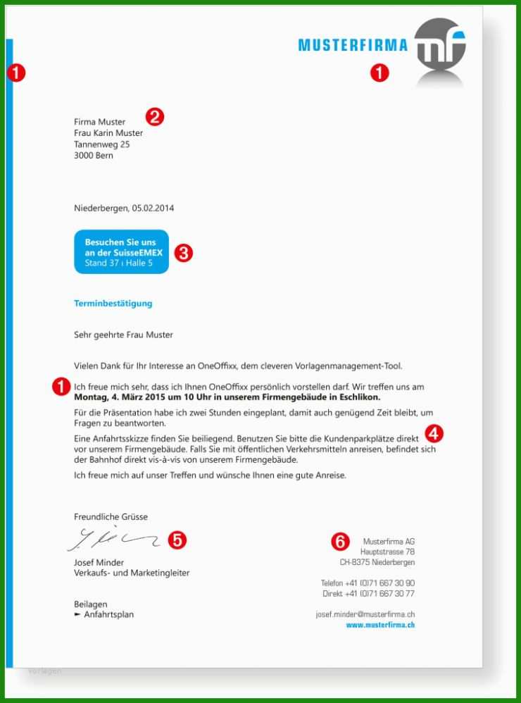 Brief Vorlage Amt