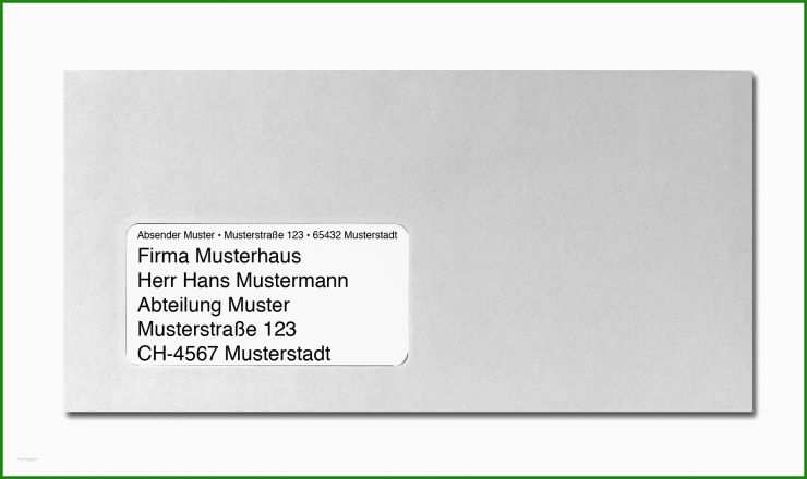 Brief Vorlage Mit Fenster
