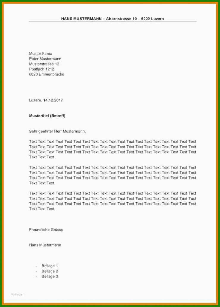 Brief Vorlage Privat 6 Brief Vorlage Privat