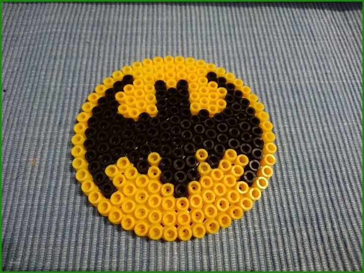 Bügelperlen Vorlage Batman