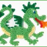 Bügelperlen Vorlage Drache