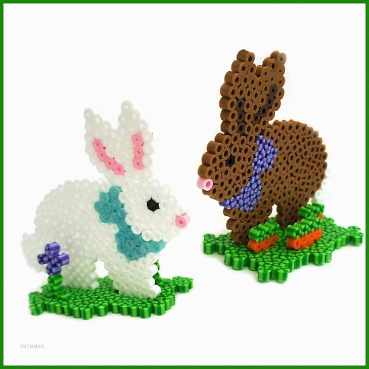 Bügelperlen Vorlage Osterhase