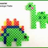 Bügelperlen Vorlagen Dinosaurier