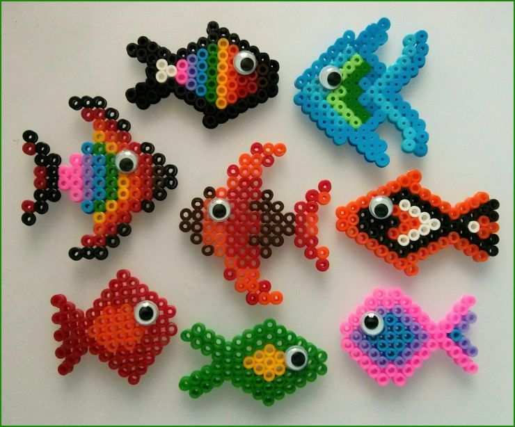 Bügelperlen Vorlagen Fisch