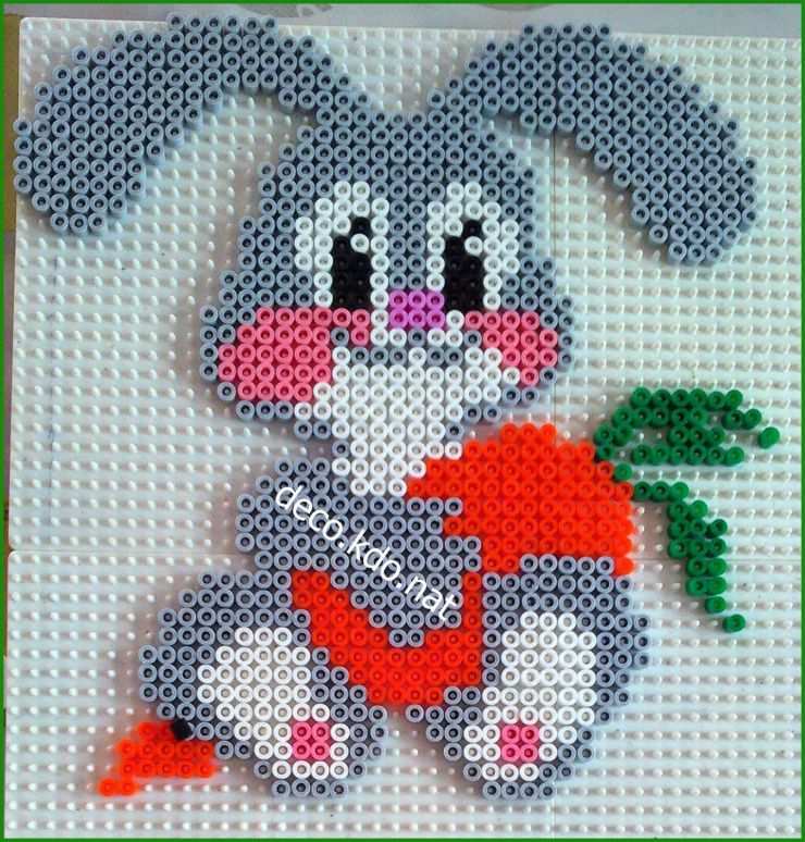 Bügelperlen Vorlagen Osterhase 4 Bügelperlen Vorlagen Osterhase
