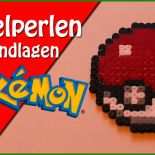 Bügelperlen Vorlagen Pokeball