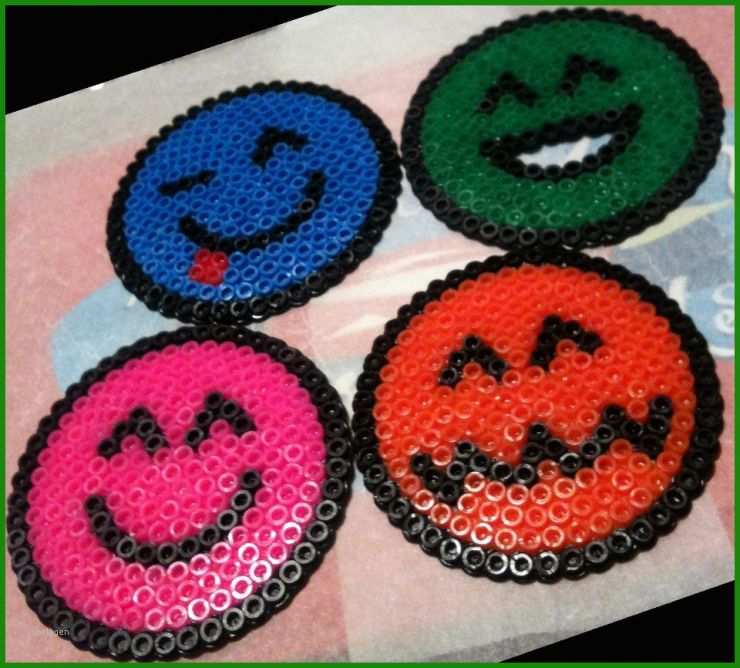 Bügelperlen Vorlagen Smiley