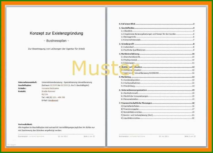 Businessplan Einzelhandel Muster Pdf