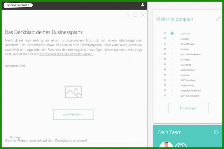 Businessplan Existenzgründer Muster