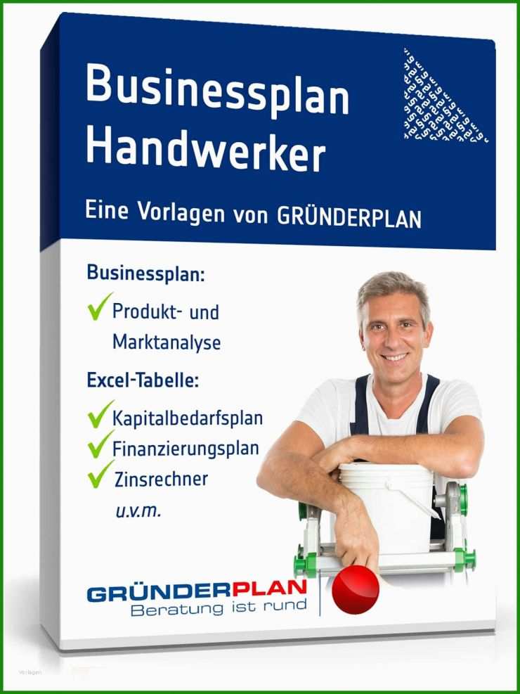 Businessplan Handwerk Vorlage Kostenlos