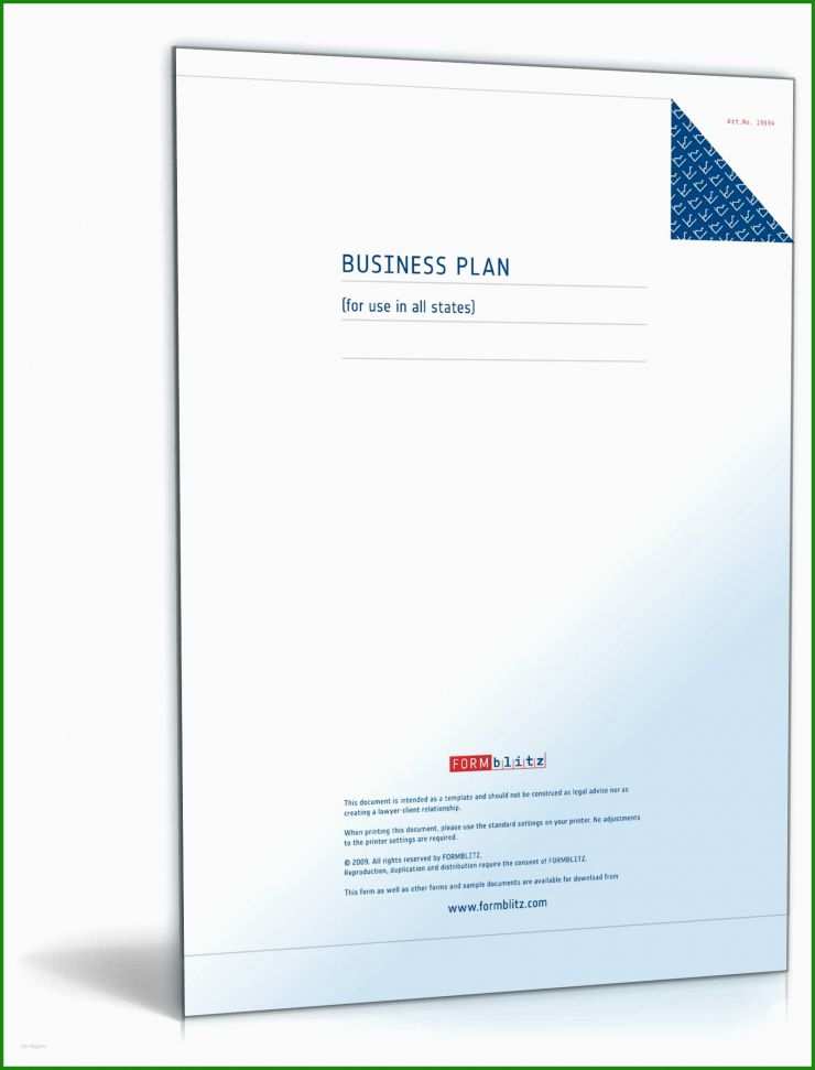 Businessplan Versicherung Vorlage