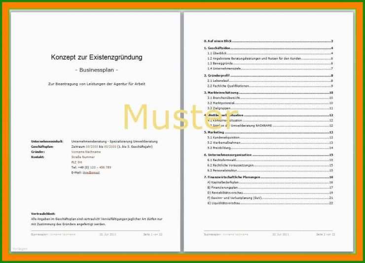 Businessplan Vorlage Autovermietung