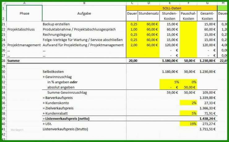 Businessplan Vorlage Kostenlos Excel
