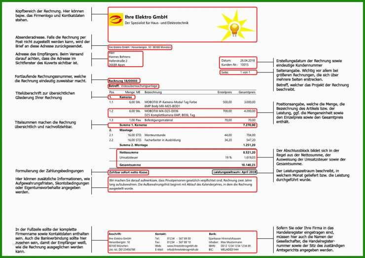 §19 Ustg Kleinunternehmer Rechnung Vorlage