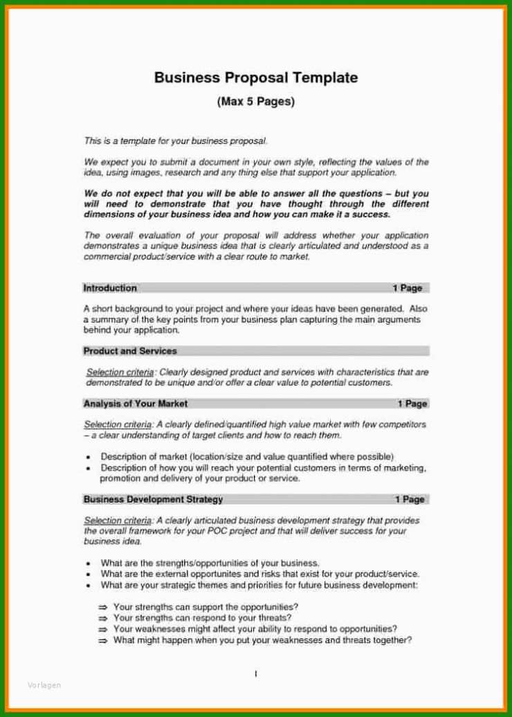 Checkliste Businessplan Vorlage Muster
