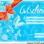 Clipart Gutschein Vorlage