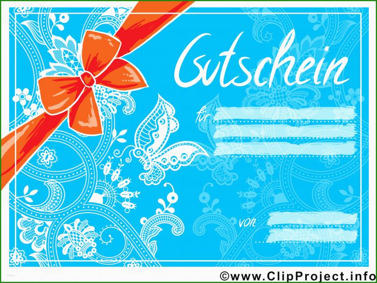 Clipart Gutschein Vorlage