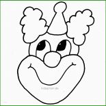 Clown Basteln Vorlage Zum Ausdrucken