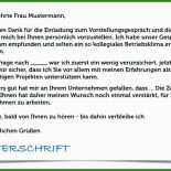 Dankeschön Brief Nach Vorstellungsgespräch Muster