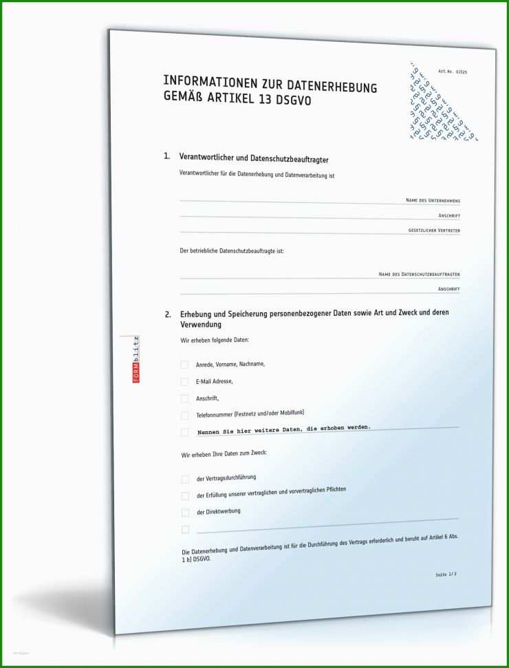 Datenschutzerklärung Im Arbeitsvertrag Muster