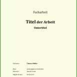 Deckblatt Bericht Vorlage