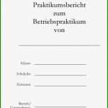 Deckblatt Vorlage Praktikums Bericht